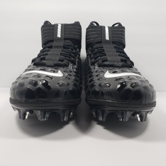 Nike Force Savage Pro 2 Black White Men's Size 11.5 Football Cleats AH4000-002 - Picture 3 of 13